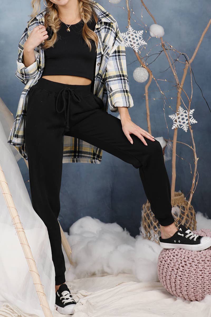 CWBLP264-P_WAIST JOGGERS PANTS INCASUAL ELASTIC WITH POCKETS