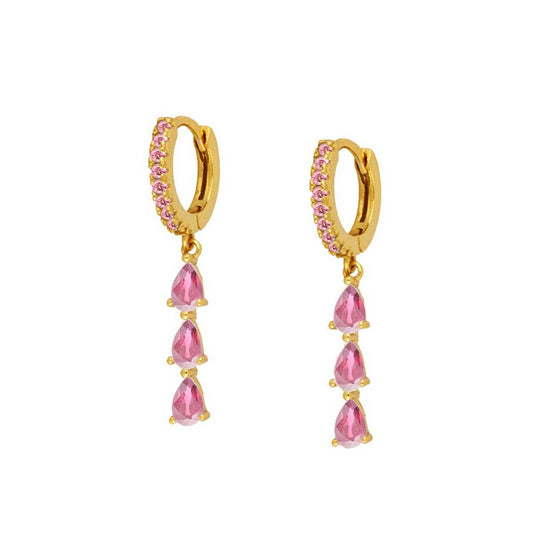 TEARDROP SHAPE MINIMALIST FASHION EARRINGS