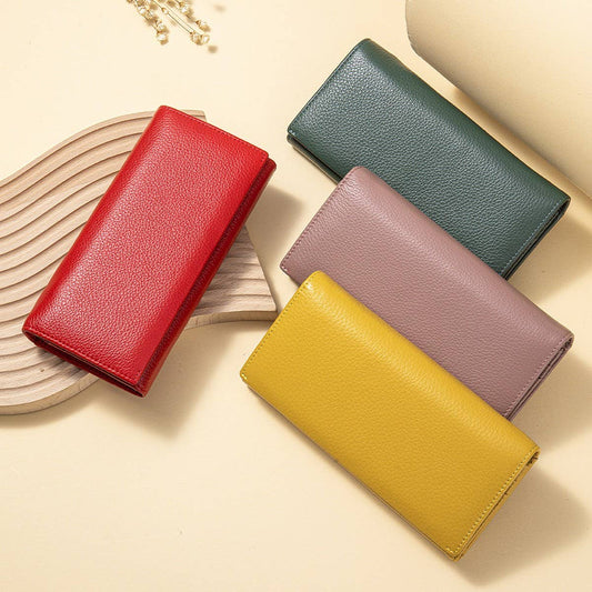 Women¡¯s Leather Long Wallet ? Large Capacity_CUAB00401