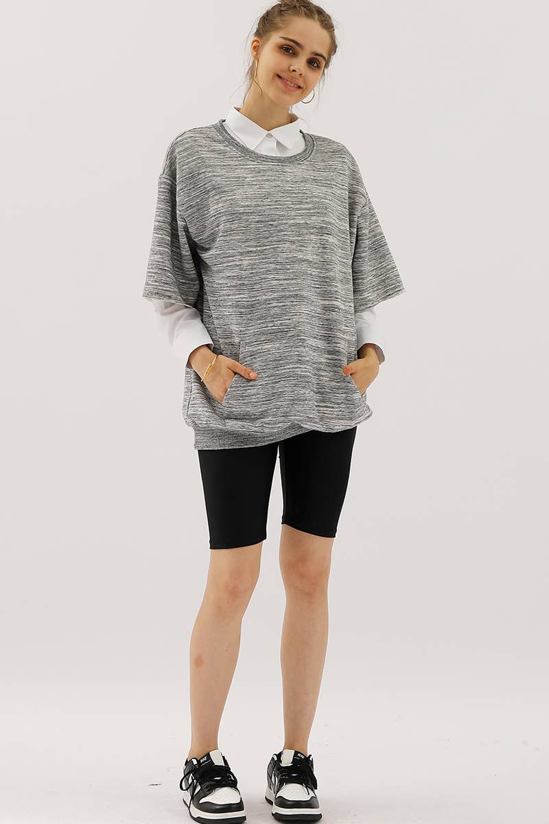 CWTTS560-P_PLUS SIZE OVERSIZED SWEATSHIRT WITH POCKET