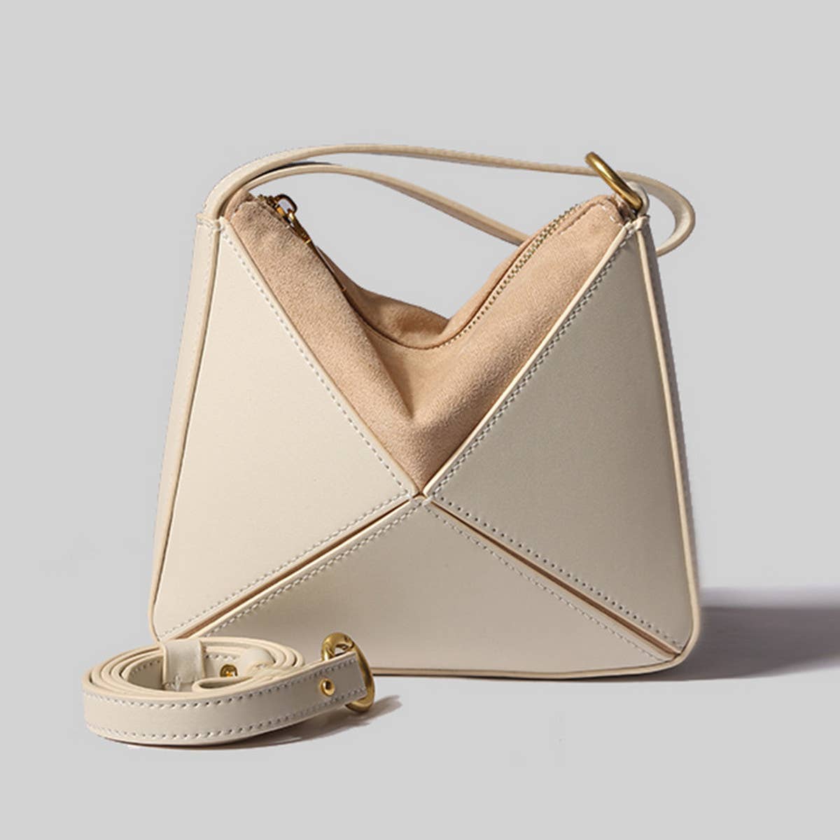 TURKISH STYLE FOLDING TRIANGLE SHOULDER BAG_CWAB1892