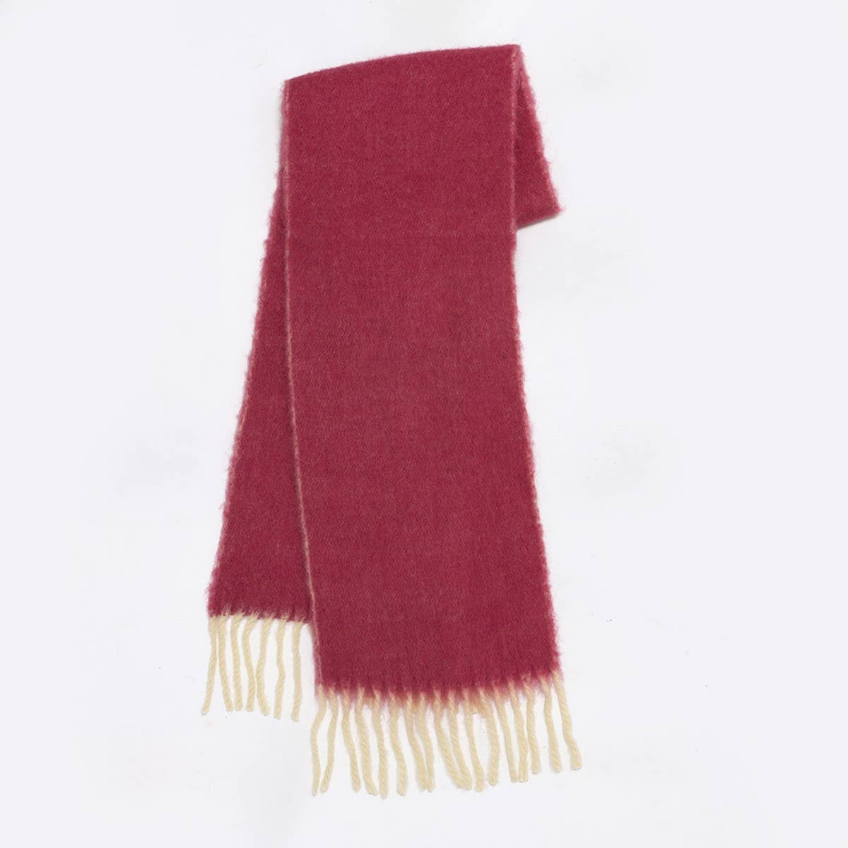 32% Wool Blend Colorblock Scarf - Soft Winter Styl_CWASC2368