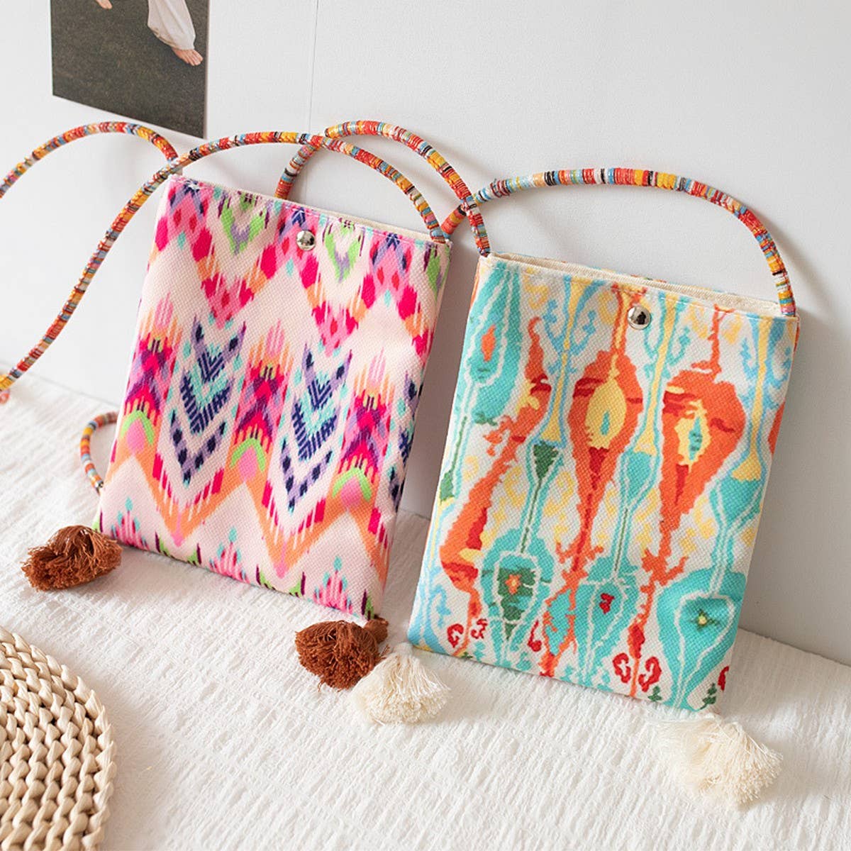 Ethnic Style Cotton Crossbody Phone Bag_CWAB5583
