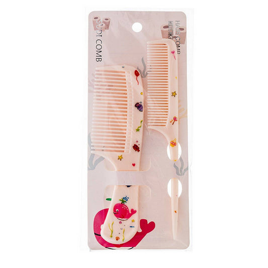 CWAHA3179_CARTOON ANIMAL PRINT HOUSEHOLD HAIR COMB