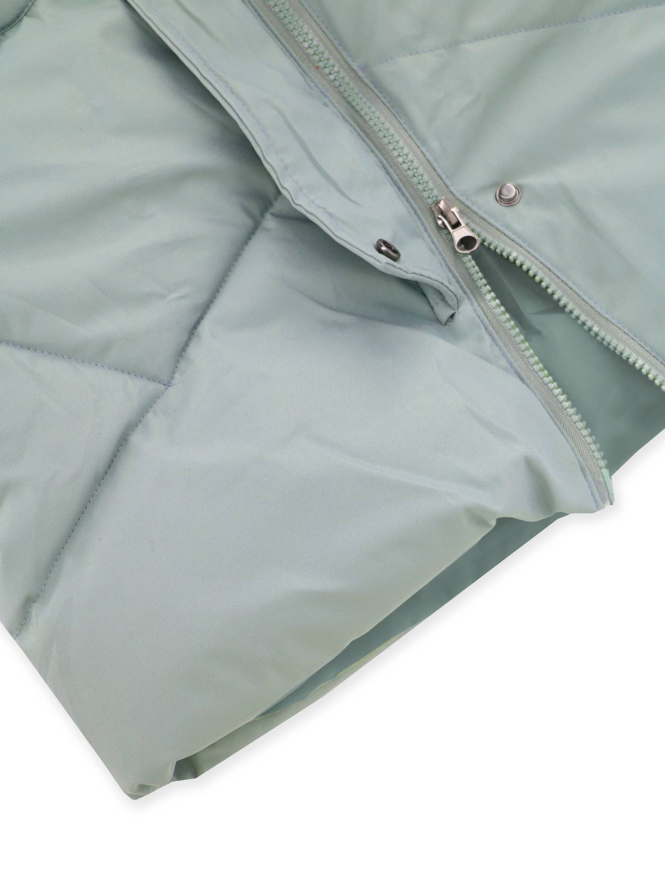 Cap keep warm medium length cotton-padded coat