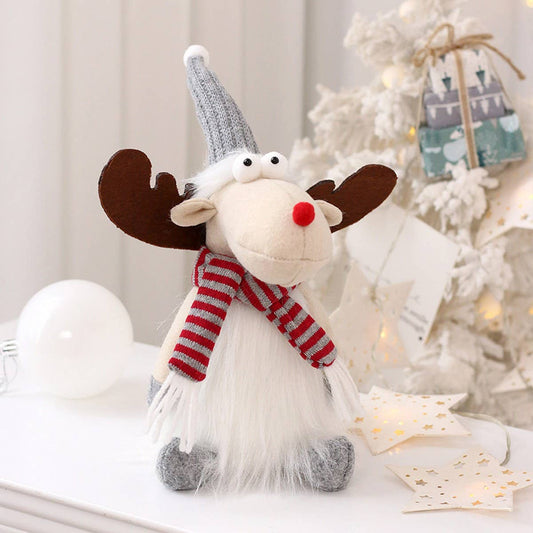 Ins-Style Cute Reindeer Plush Christmas Decor_CWAJE5303