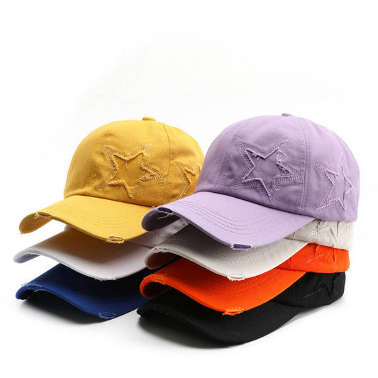 Vintage Plain Embroidered Baseball Cap ?Sun Hat_CWAH2846