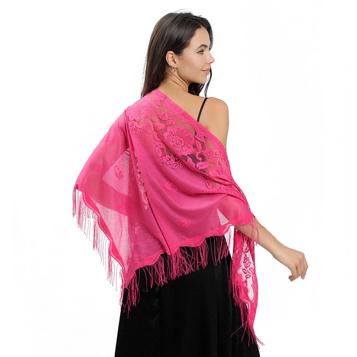 LACE SHAWL LACE TRIANGLE SCARF SHAWL