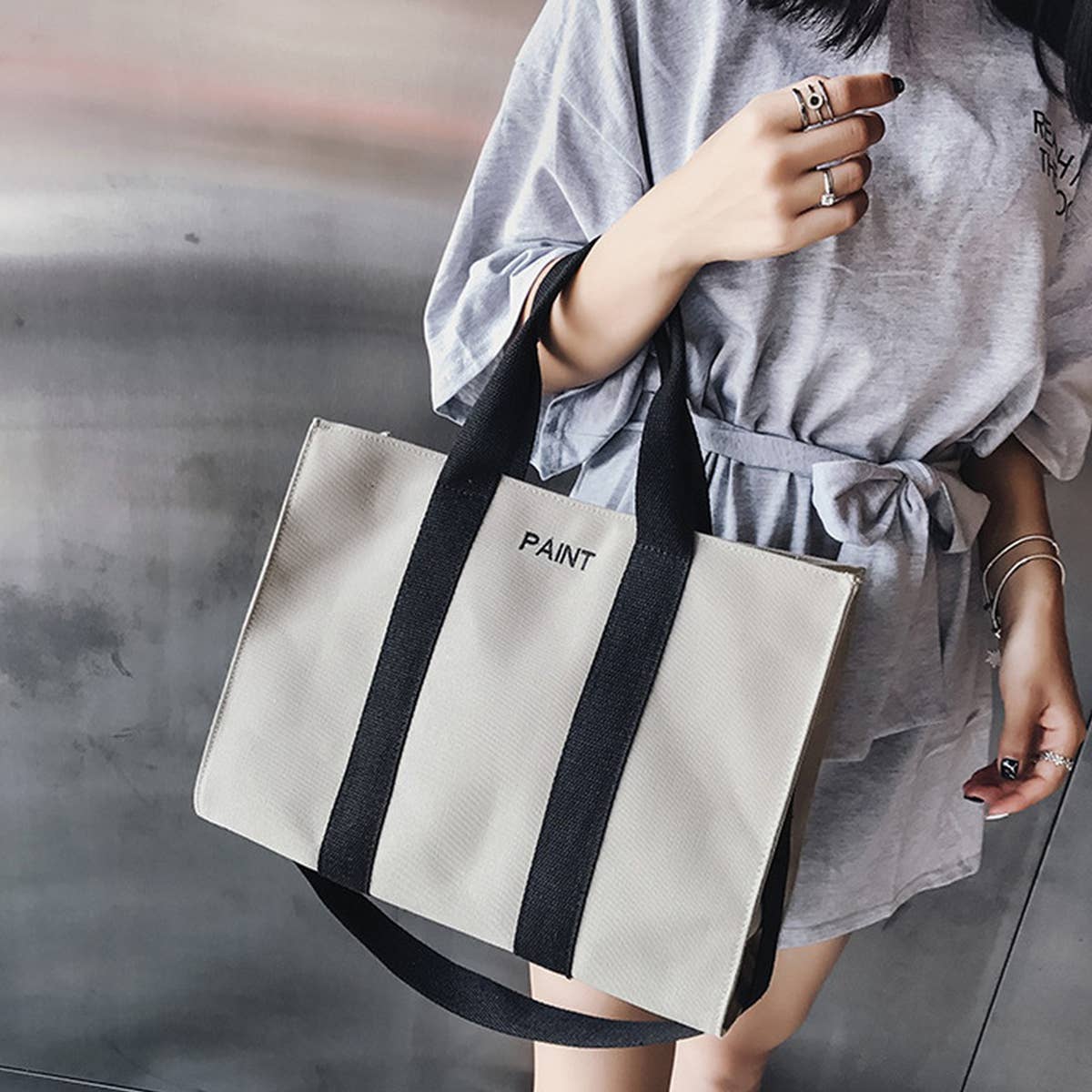 CWAB4844_FASHIONABLE COMMUTER LARGE CAPACITY SHOULDER BAG