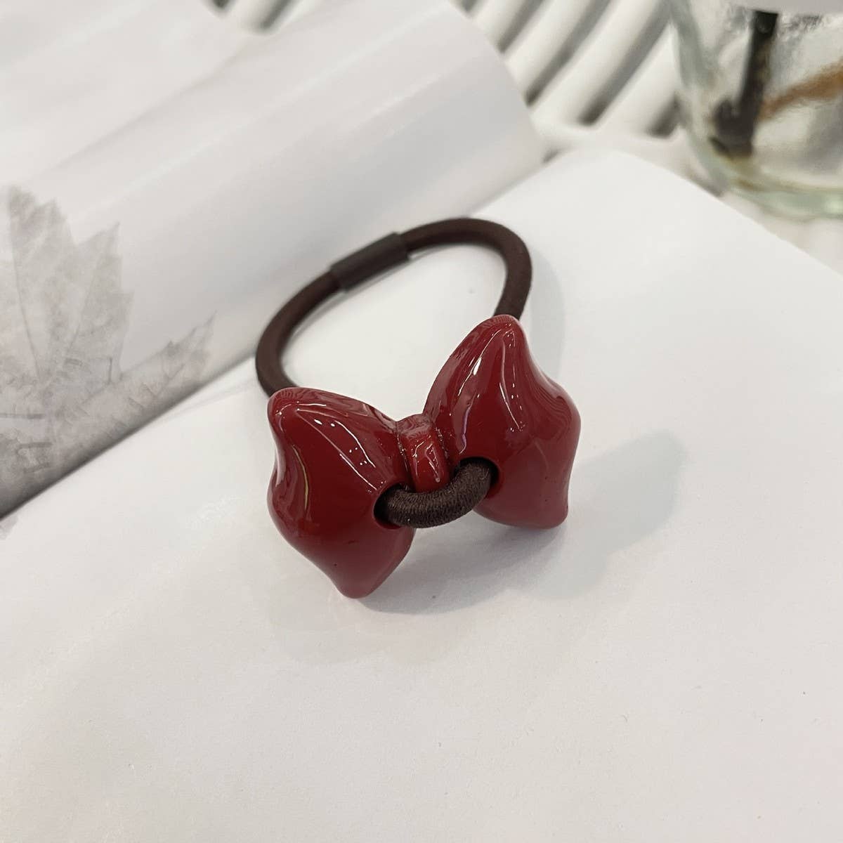 CWAHA5113_RED HEART SWEET RETRO HAIR BAND CUTE HAIRPIN