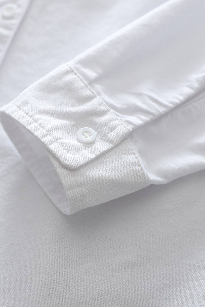 CWTSTL2242_LOOSE LAPEL POCKET LONG SLEEVE STRIPED SHIRT TOP