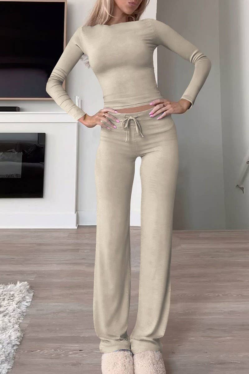 CWSTB00440_SPORTS YOGA LONG SLEEVE TEE AND PANTS SET