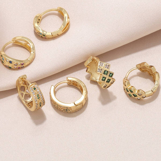 FASHIONABLE AND MINIMALIST GOLD-PLATED EARRINGS_CWAJE1024