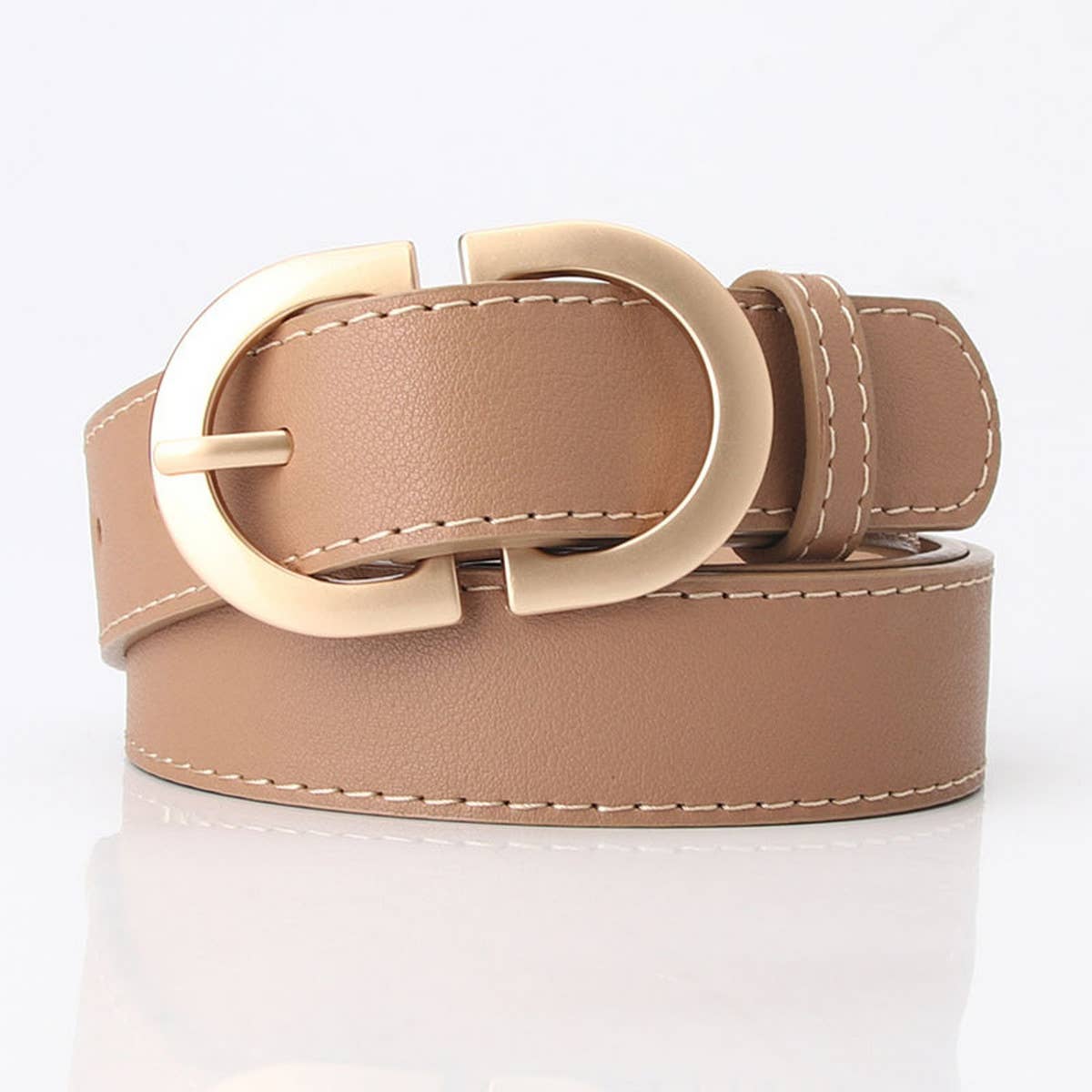 CWABE0897_CASUAL METAL BUCKLE BELT