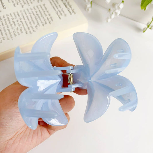 Candy Color Flower Hair Claw - Sweet Girl Style_CWAHA1494