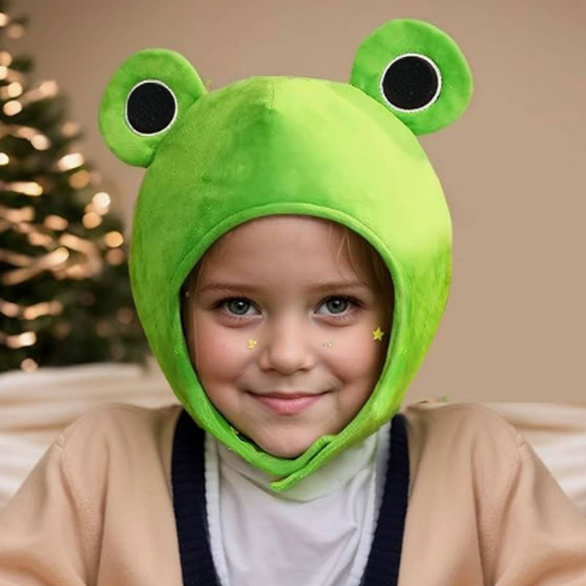 CWAH4064_FUNNY FROG HEADGEAR PERFORMANCE DECORATION HAT