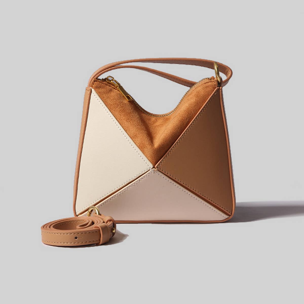 TURKISH STYLE FOLDING TRIANGLE SHOULDER BAG_CWAB1892