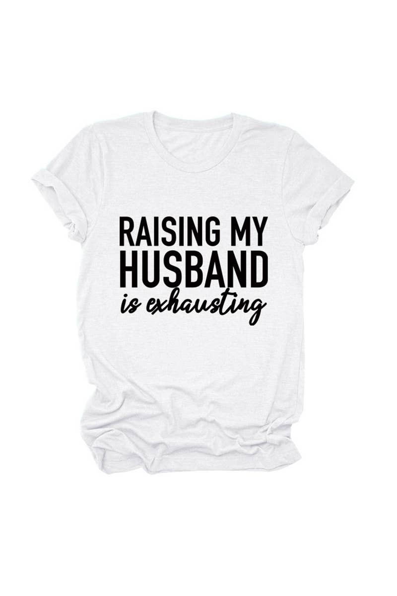 CWTTS1550_WOMEN'S SIMPLE LETTER PRINT ALL-MATCH T-SHIRT