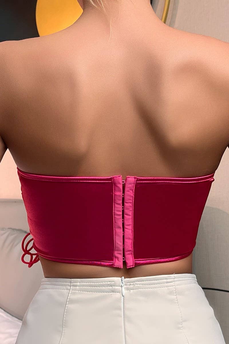 CWTTT0041_CHEST-WRAPPED OPEN BACK HERRINGBONE WAIST VEST