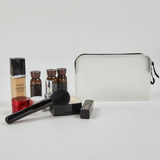 TRANSLUCENT ZIPPER BAG LARGE CAPACITY MAKEUP BAG_CWAB1430