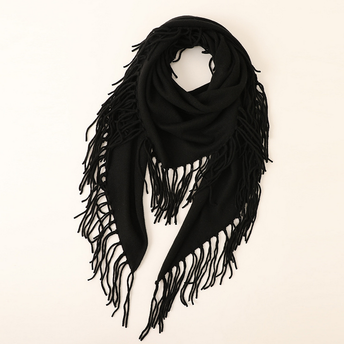 Women?™s Warm Triangle Scarf ??Cashmere Knit_CWASC2703