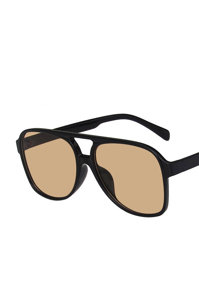 Vintage Double Bridge Aviator Sunglasses