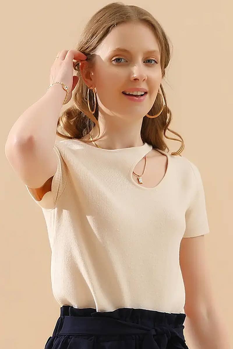 CWTTS1311_SPRING AND SUMMER FASHION SEXY SLIM SWEATER