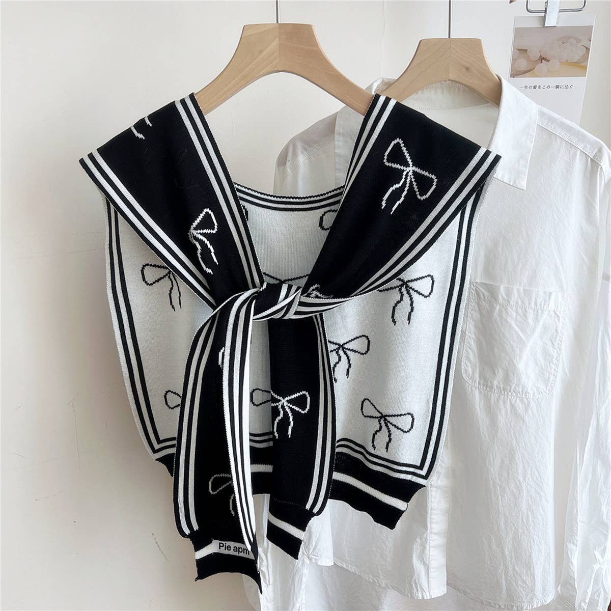 Floral Knit Shawl ? Light Cardigan Scarf for Women
