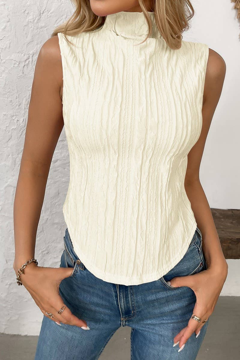 CWTTSL0326_SUMMER SEXY SLEEVELESS SHORT WOMEN'S VEST