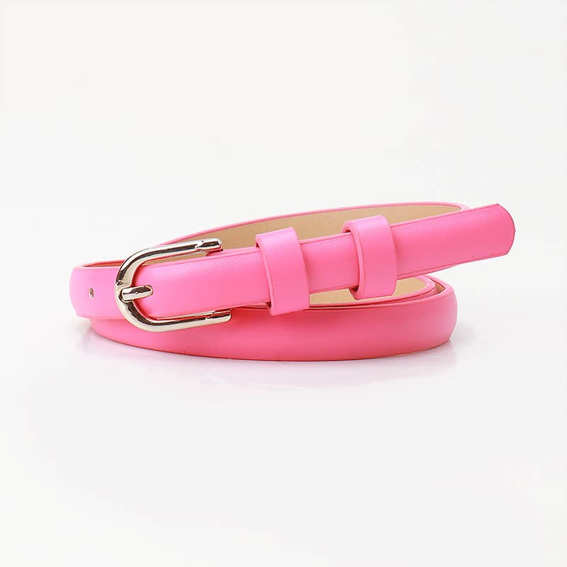High-end minimalist alloy pin buckle belt