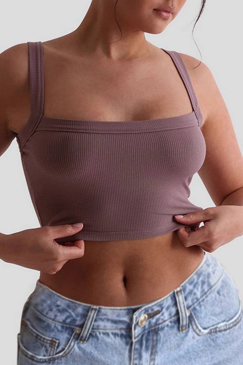 CWTTSL0382_SPRING AND SUMMER SPORTS SLIM CAMISOLE