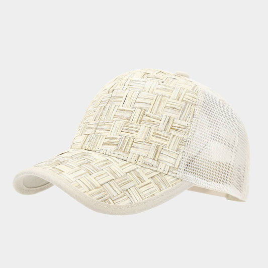 Summer women's woven breathable baseball cap CWAH1627