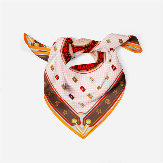 WOMEN OUTERWEAR THIN SQUARE SCARF