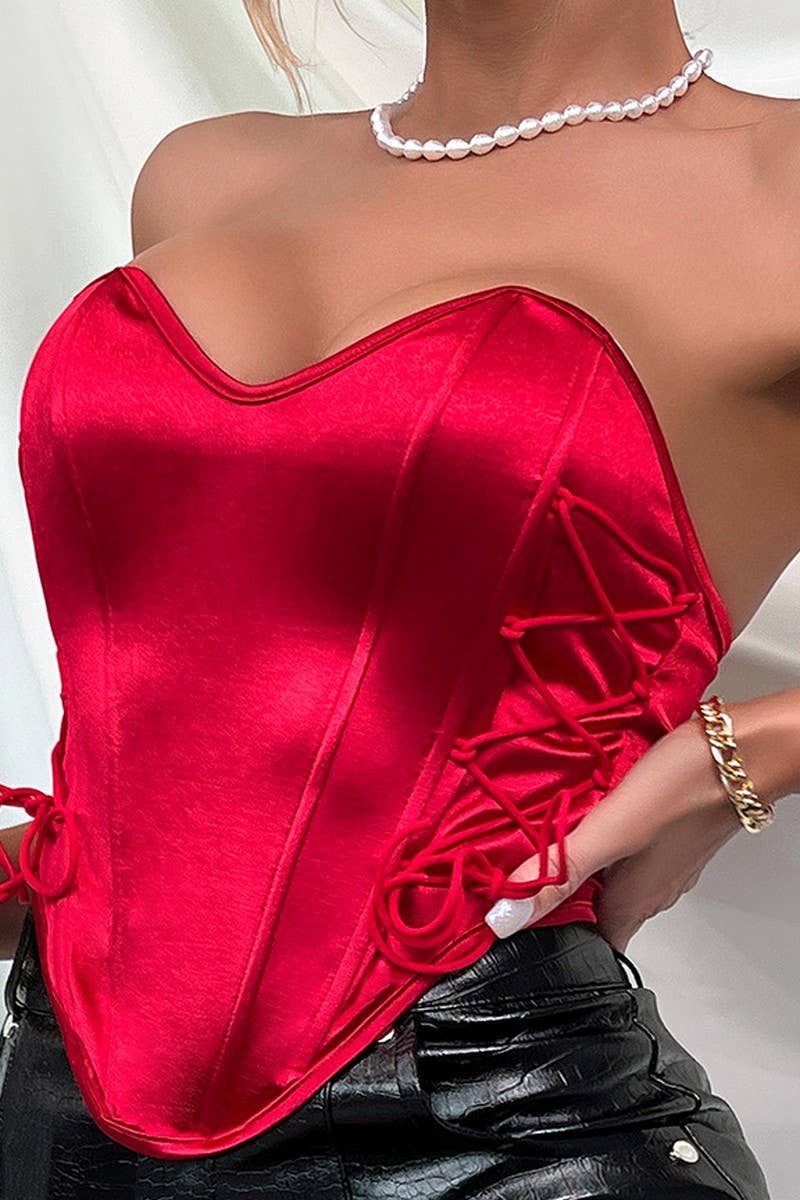 CWTTT0041_CHEST-WRAPPED OPEN BACK HERRINGBONE WAIST VEST