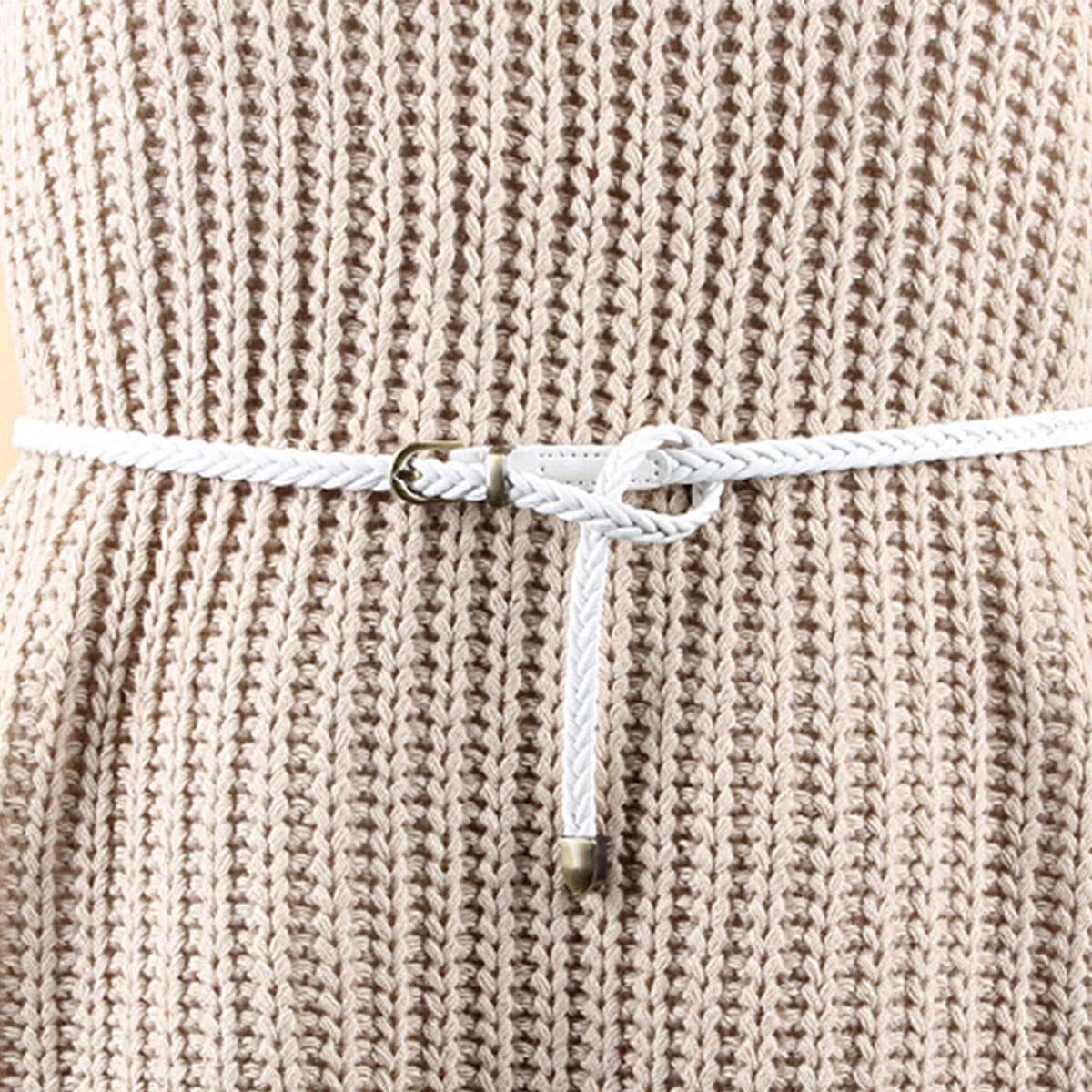 VINTAGE WOVEN SLENDER BELT FOR DRESSES_CWABE0189