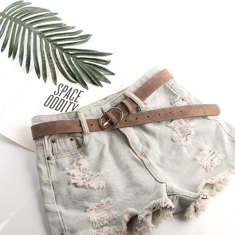 Alloy pin buckle Soft and comfortable jeans belt