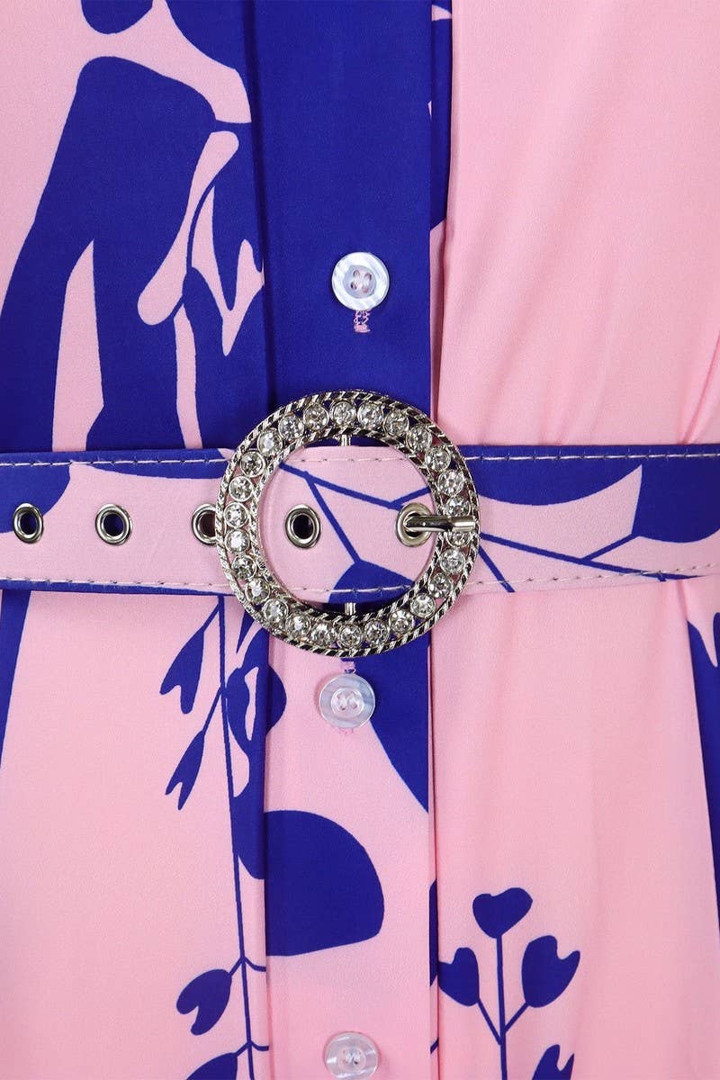 CWDMD01260_2025 PLUS SIZE FLORAL PRINT ASYMMETRICAL DRESS