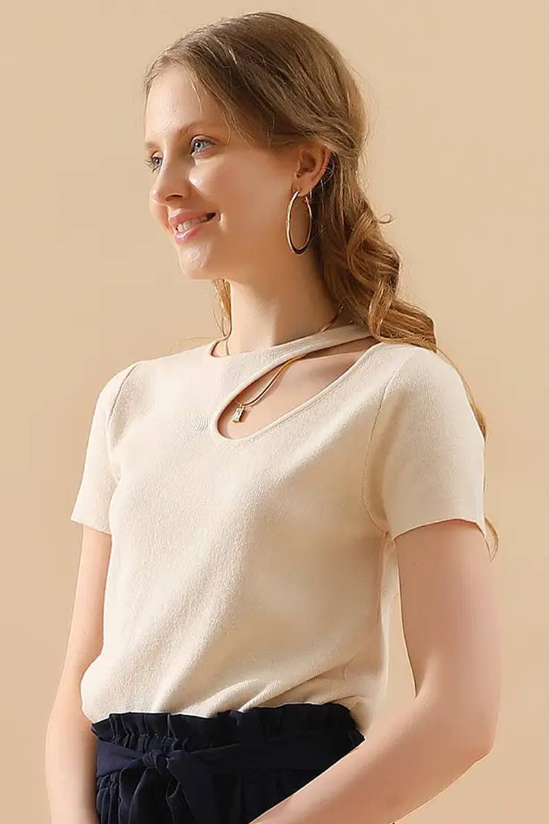 CWTTS1311_SPRING AND SUMMER FASHION SEXY SLIM SWEATER