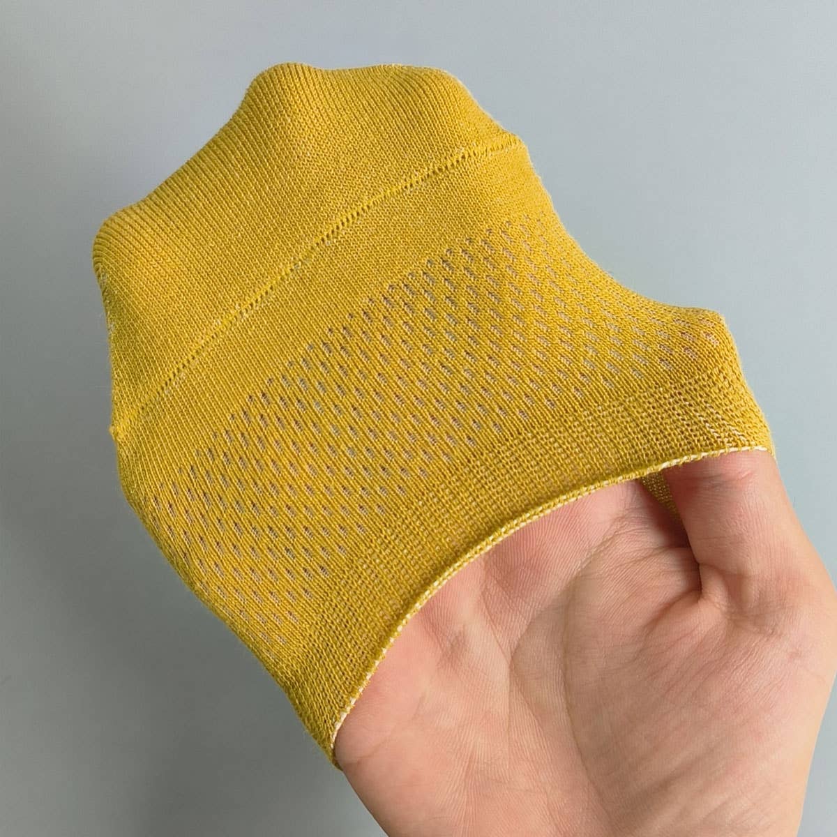 Mesh  Solid No Show Socks For Breathable Summer