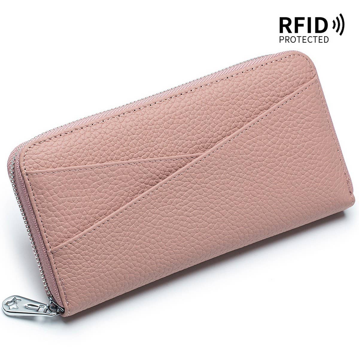 TOP LAYER COWHIDE ACCORDION CARD HOLDER WALLET_CWAB3707