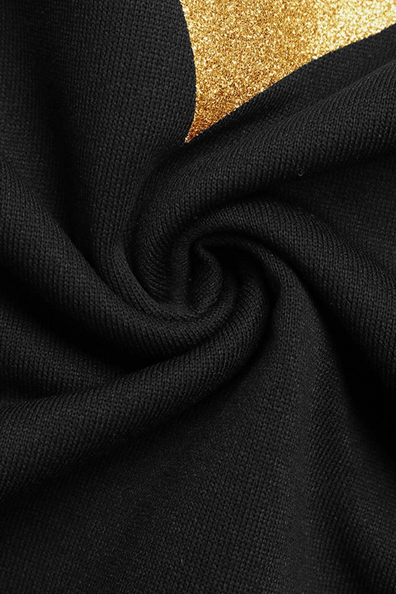 CWTBLL4044_LOOSE FIT LONG SLEEVE HEART PRINT SWEATSHIRT