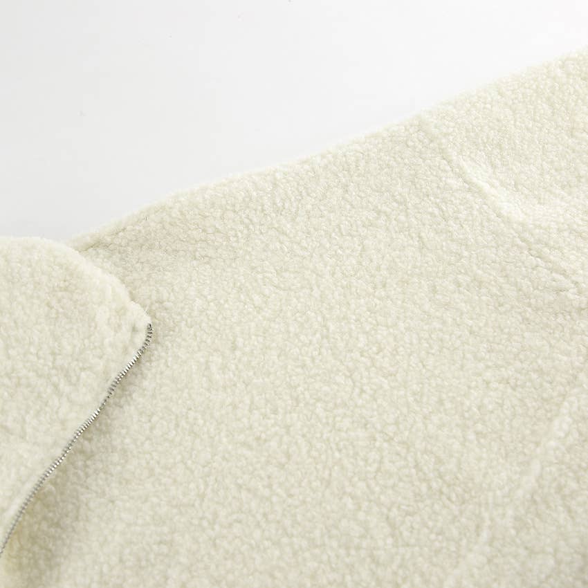 CWTBLL3113_LAMB WOOL ALL-IN-ONE POLO PULLOVER SWEATSHIRT