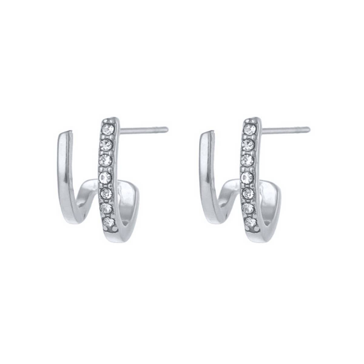 GEOMETRIC SIMPLE TEMPERAMENT EARRINGS