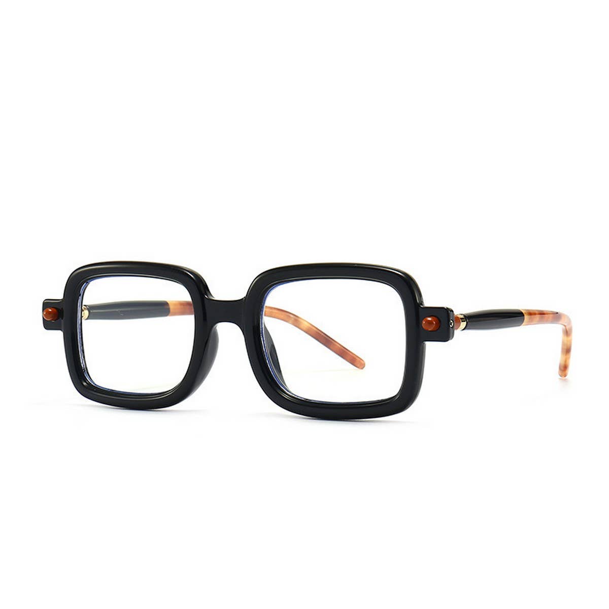 RETRO THICK FRAME BLUE LIGHT BLOCKING SUNGLASSES