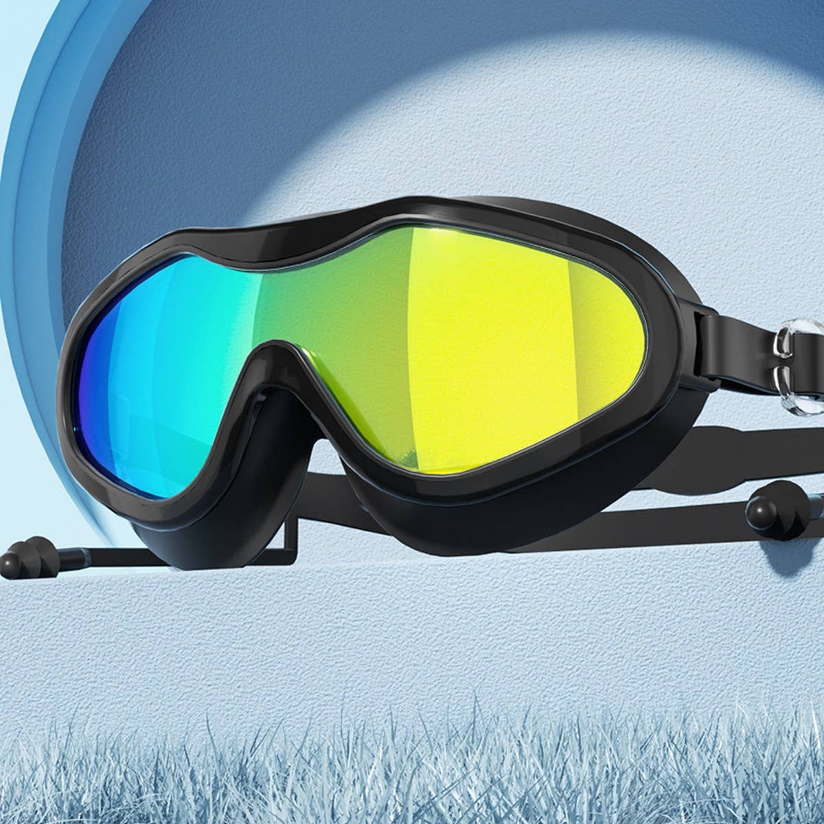 Adult HD Anti-Fog Swim Goggles ??Large Frame_CWMM6628