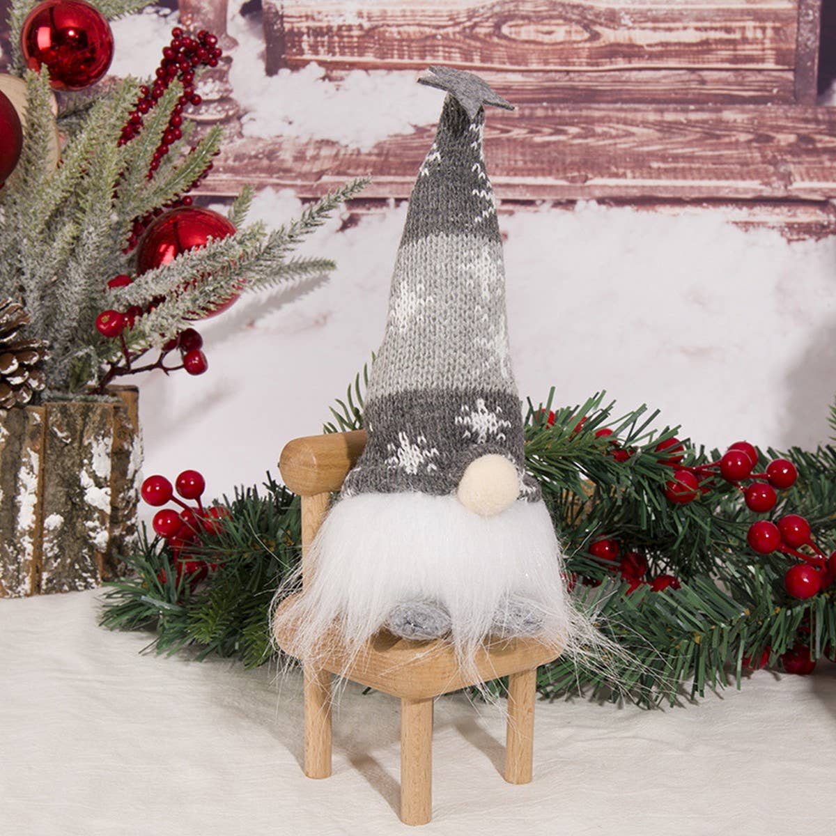CHRISTMAS FESTIVAL LUMINOUS LIGHTED DOLL ORNAMENTS