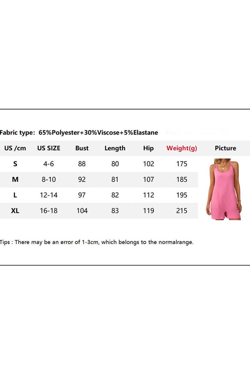 CWSJS1455_SUMMER LOOSE CASUAL BACKLESS JUMPSUIT