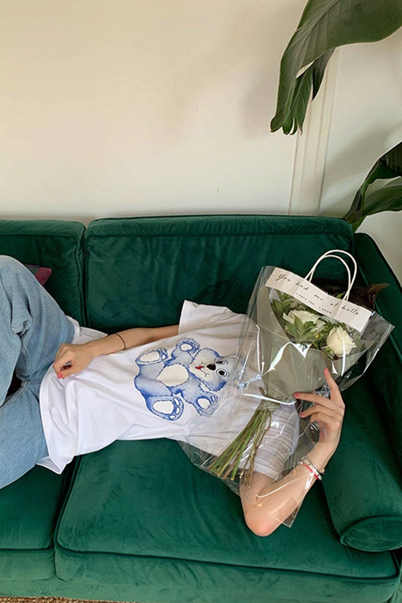 CWTTS0998_BLUE BEAR SHORT SLEEVE T SHIRT