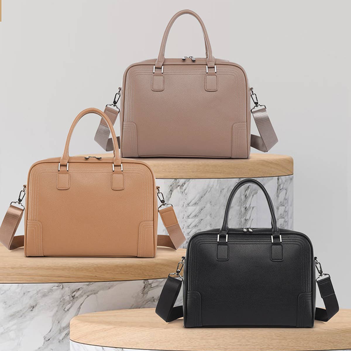 PU NOTE PORTABLE LAPTOP BAG_CWAB2169