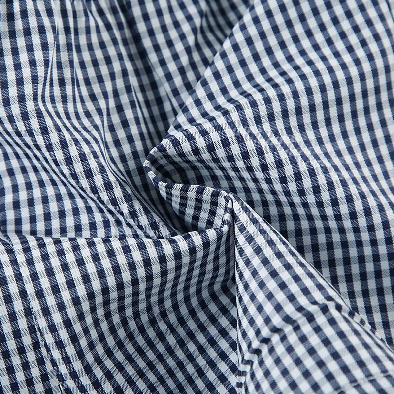 French button-down V-neck checkered halter vest